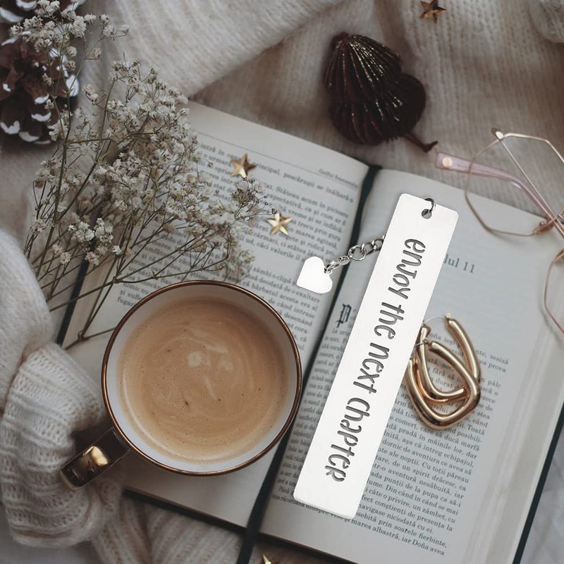 THRXOBN Enjoy The Next Champer Inspirational Bookmark Gift for Women  Coworker  Writers  Book Lovers  Retirement Gifts for Women  Men  Co-Worker  Boss  Teacher  Graduation Gifts for Women  Men WLB2 - Image 4